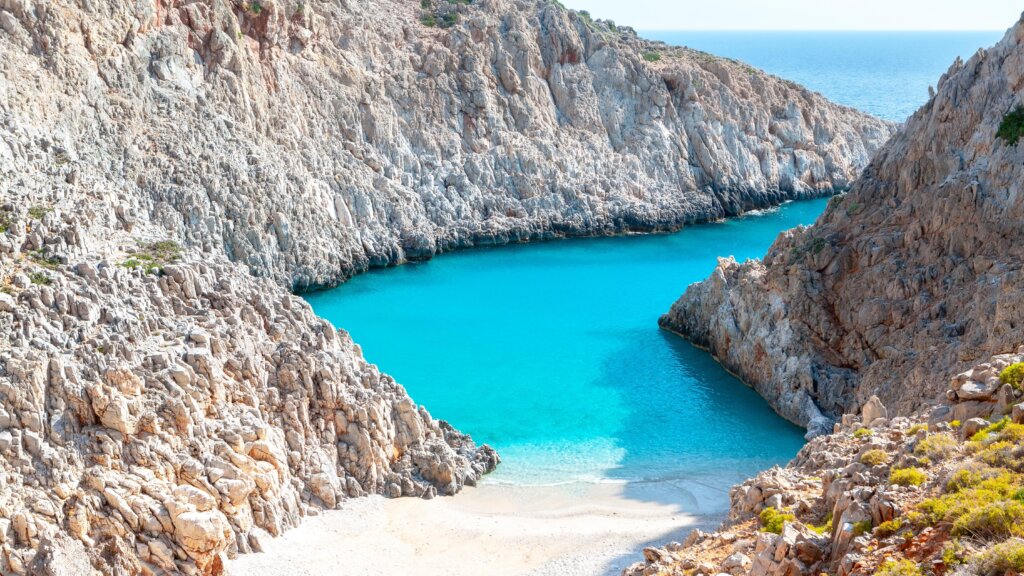 Seitan Limania Beach in Crete
