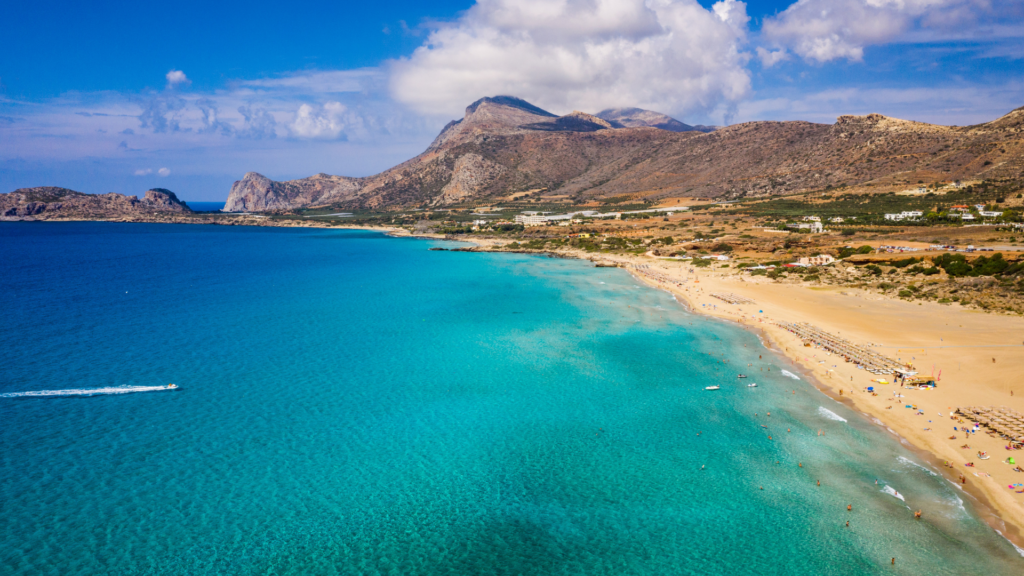Falassarna Beach in crete